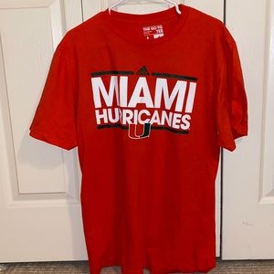 Adidas Miami Hurricanes Tee